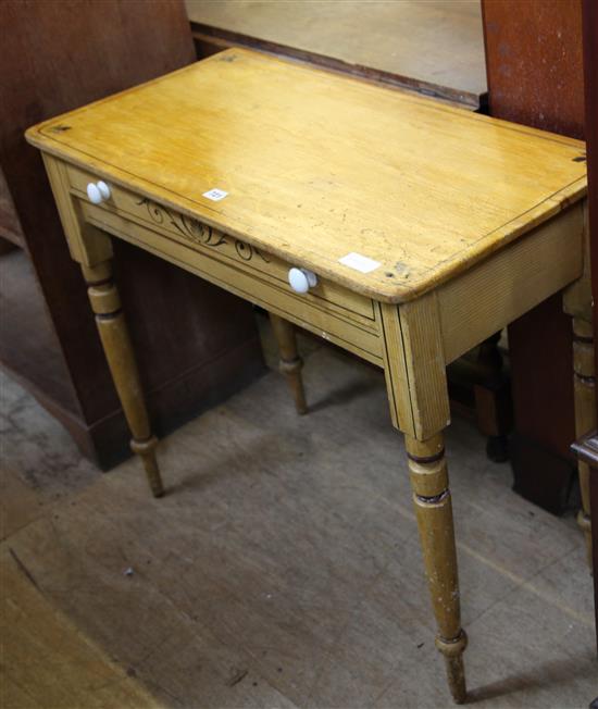 Pine side table